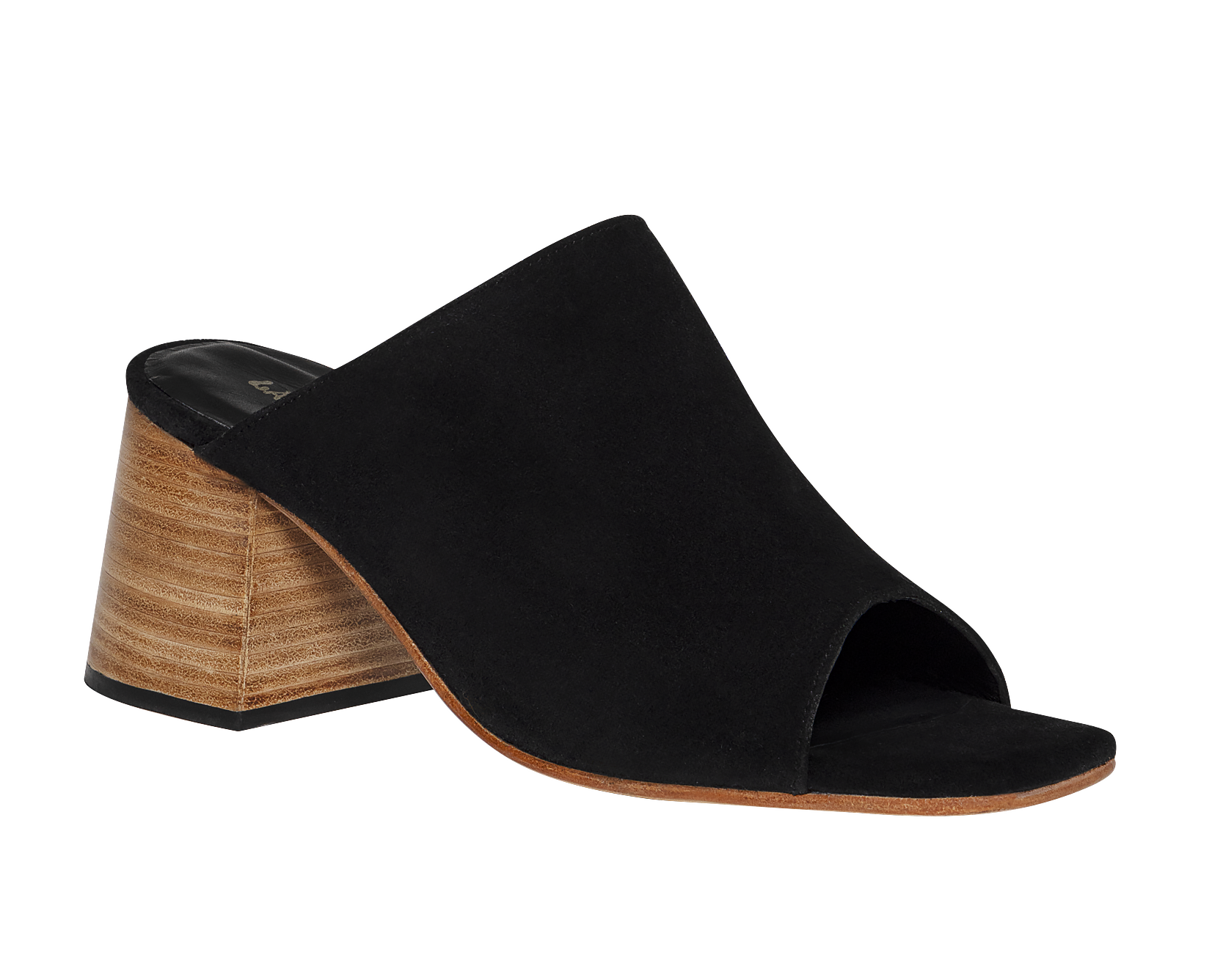 ◆KODAK◆ BREEZE MULE BLACK K5263LSD11BLK Women's 'Breeze' Leather Mule with 2